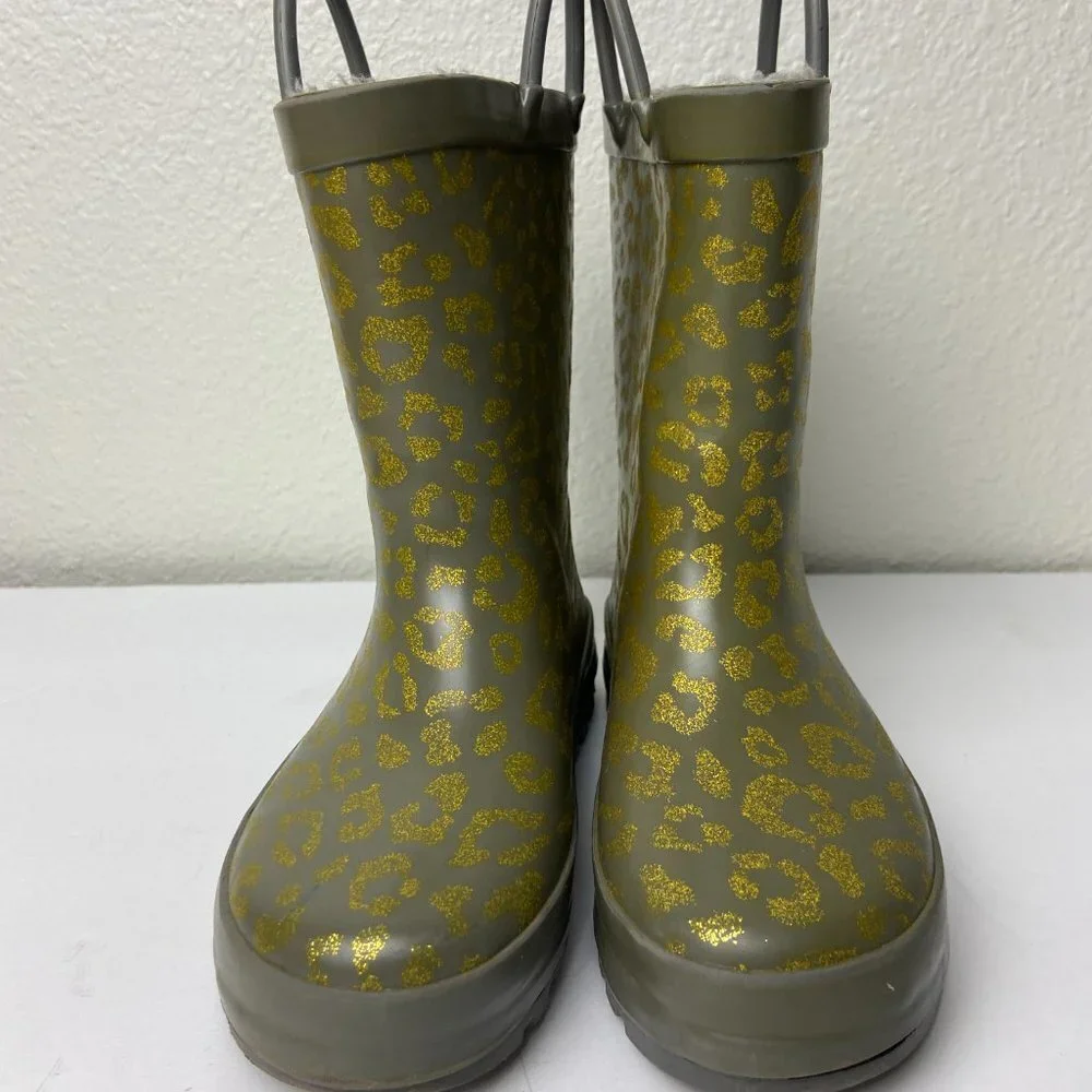 Western Chief Glitter Toddler Girls' Waterproof Rain Snow Boots size 9/10